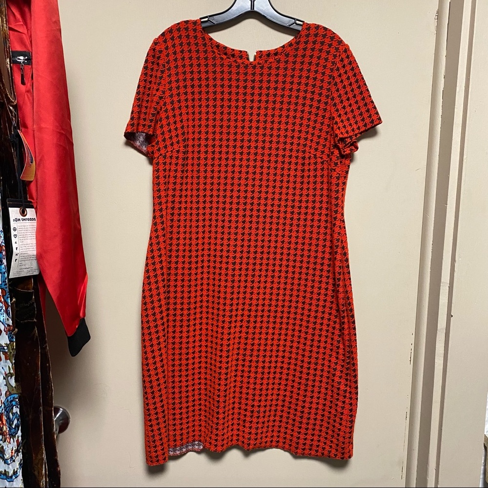 Calvin Klein Red checkered Dress